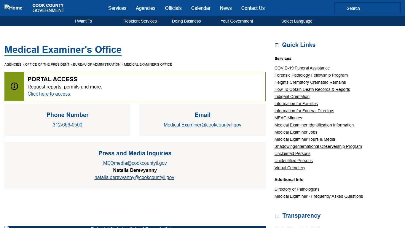 Medical Examiner's Office