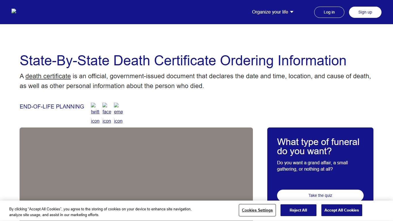 State-By-State Death Certificate Ordering Information Everplans